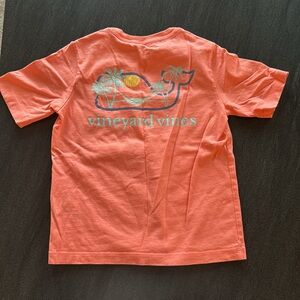 Vineyard Vines Orange Short Sleeve Tee size 5
